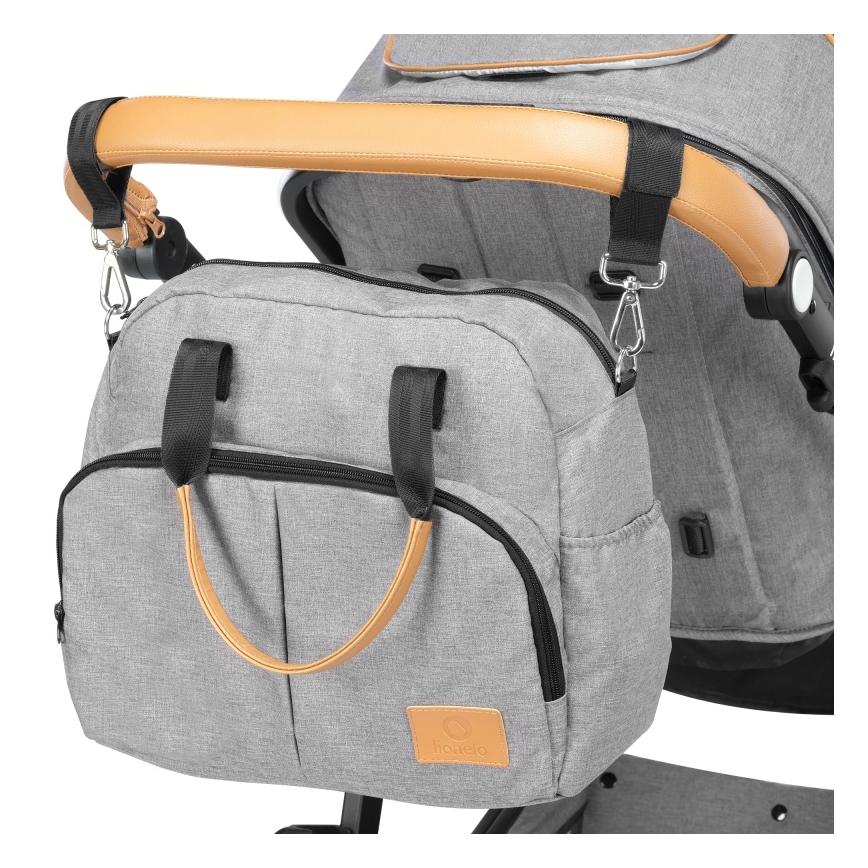 Lionelo - Carrinho combinado 2 em 1 AMBER Grey Stone