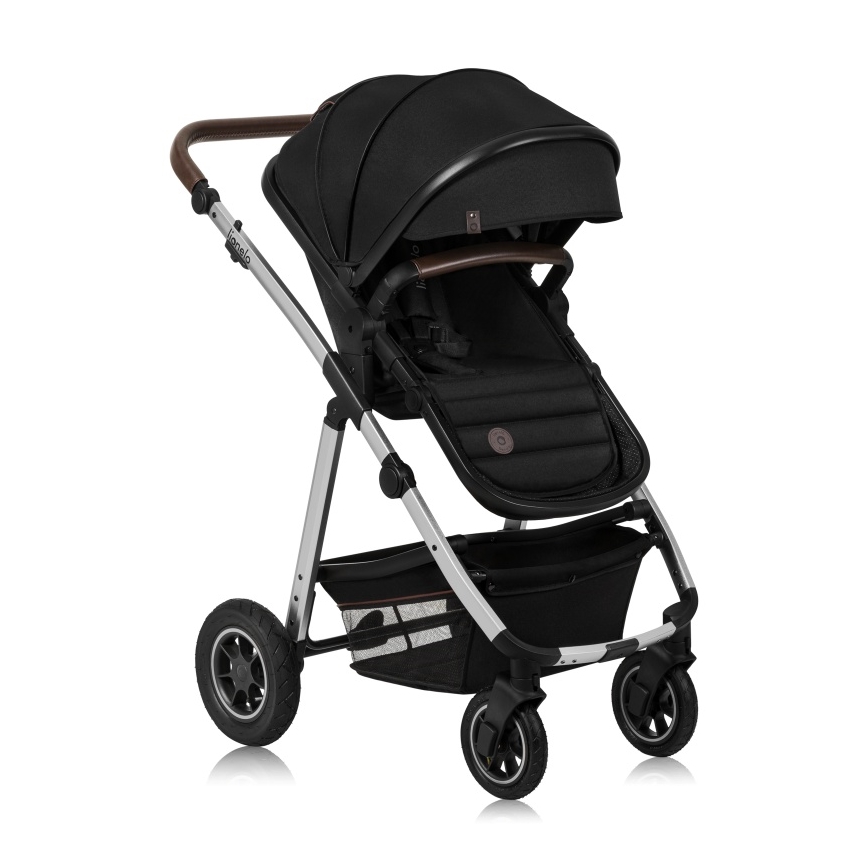 Lionelo - Carrinho combinado 2 em 1 AMBER Preto Prata