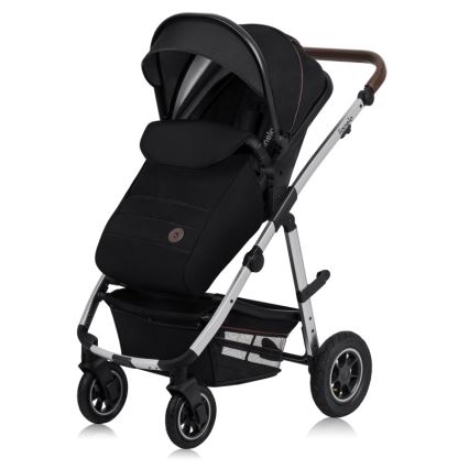 Lionelo - Carrinho combinado 2 em 1 AMBER Preto Prata