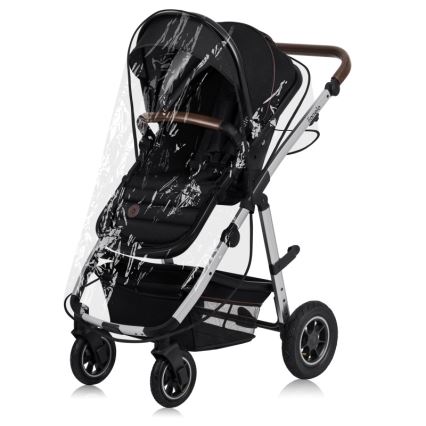 Lionelo - Carrinho combinado 2 em 1 AMBER Preto Prata