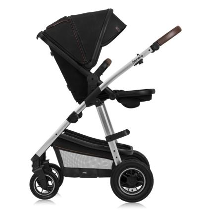 Lionelo - Carrinho combinado 2 em 1 AMBER Preto Prata