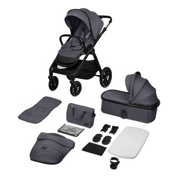Lionelo - Carrinho combinado 2 em 1 LAYLA Grey Stone