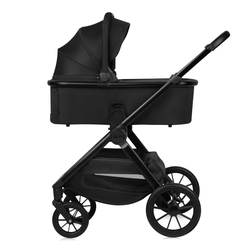 Lionelo - Carrinho combinado 2 em 1 LAYLA Preto Ônix