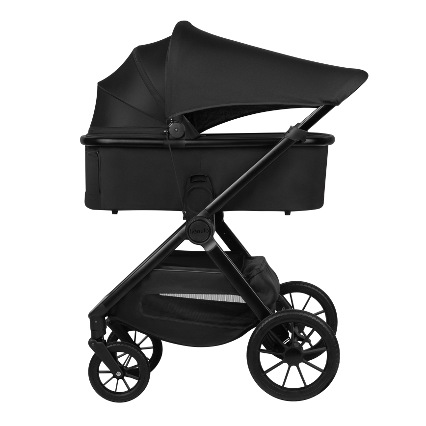 Lionelo - Carrinho combinado 2 em 1 LAYLA Preto Ônix