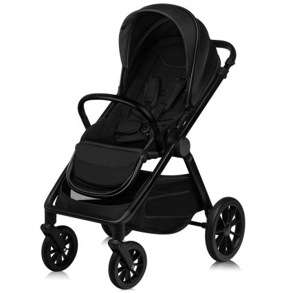 Lionelo - Carrinho combinado 2 em 1 LAYLA Preto Ônix