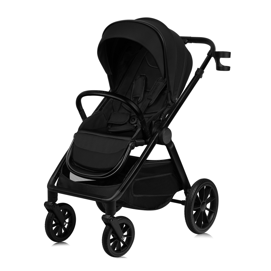 Lionelo - Carrinho combinado 2 em 1 LAYLA Preto Ônix
