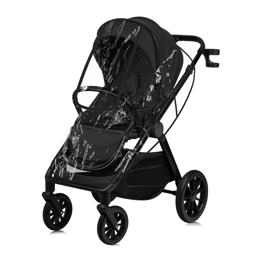 Lionelo - Carrinho combinado 2 em 1 LAYLA Preto Ônix