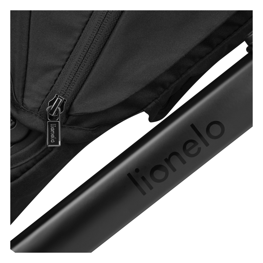 Lionelo - Carrinho combinado 2 em 1 LAYLA Preto Ônix