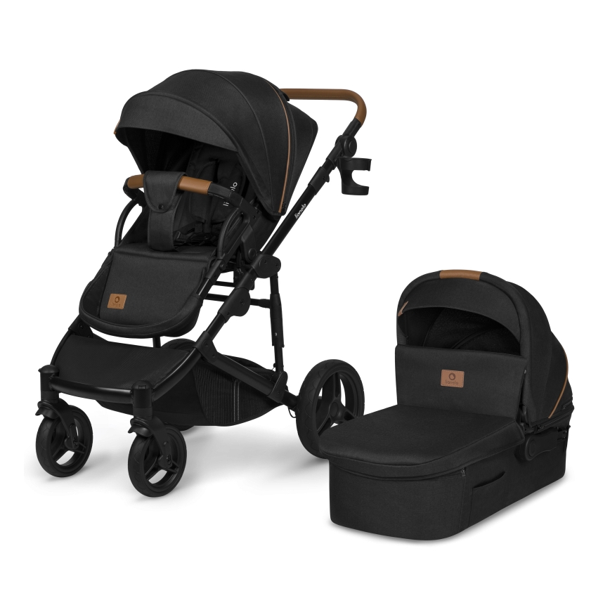 Lionelo - Carrinho combinado 2 em 1 MARI TOUR Preto Ônix