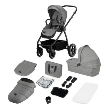 Lionelo - Carrinho combinado 2 em 1 MERIL Grey Stone