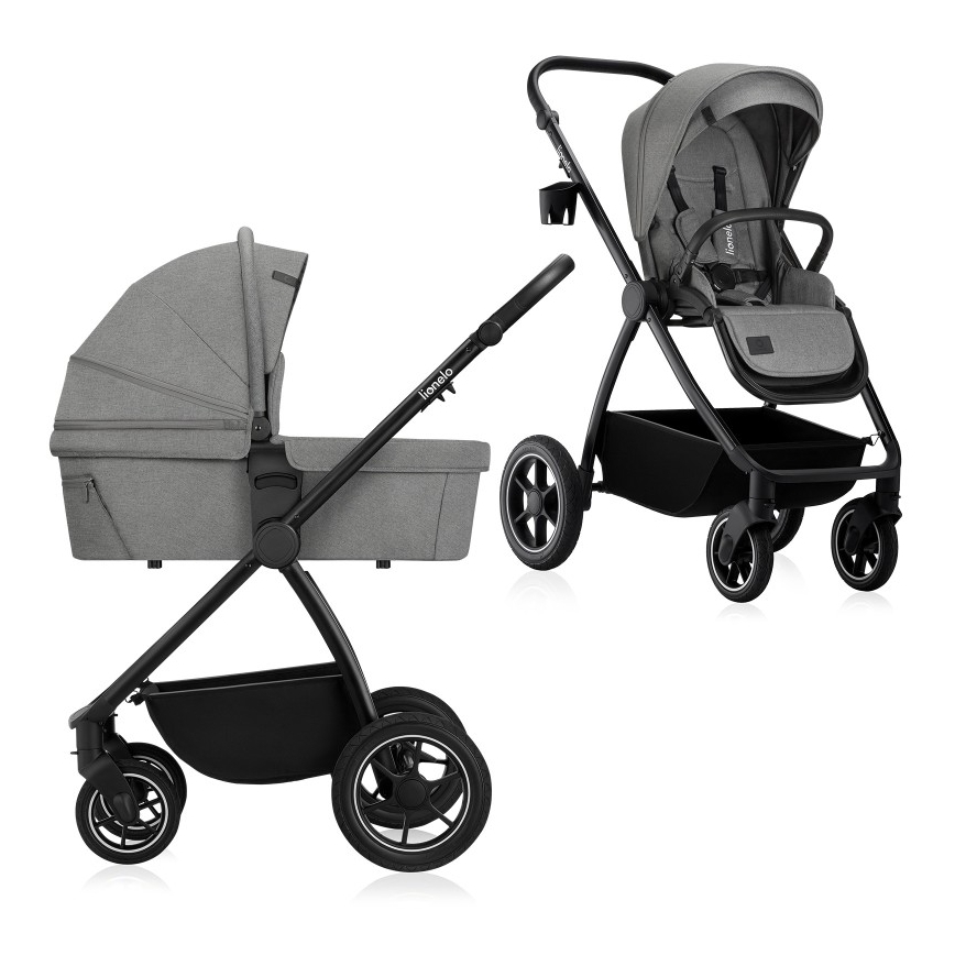 Lionelo - Carrinho combinado 2 em 1 MERIL Grey Stone