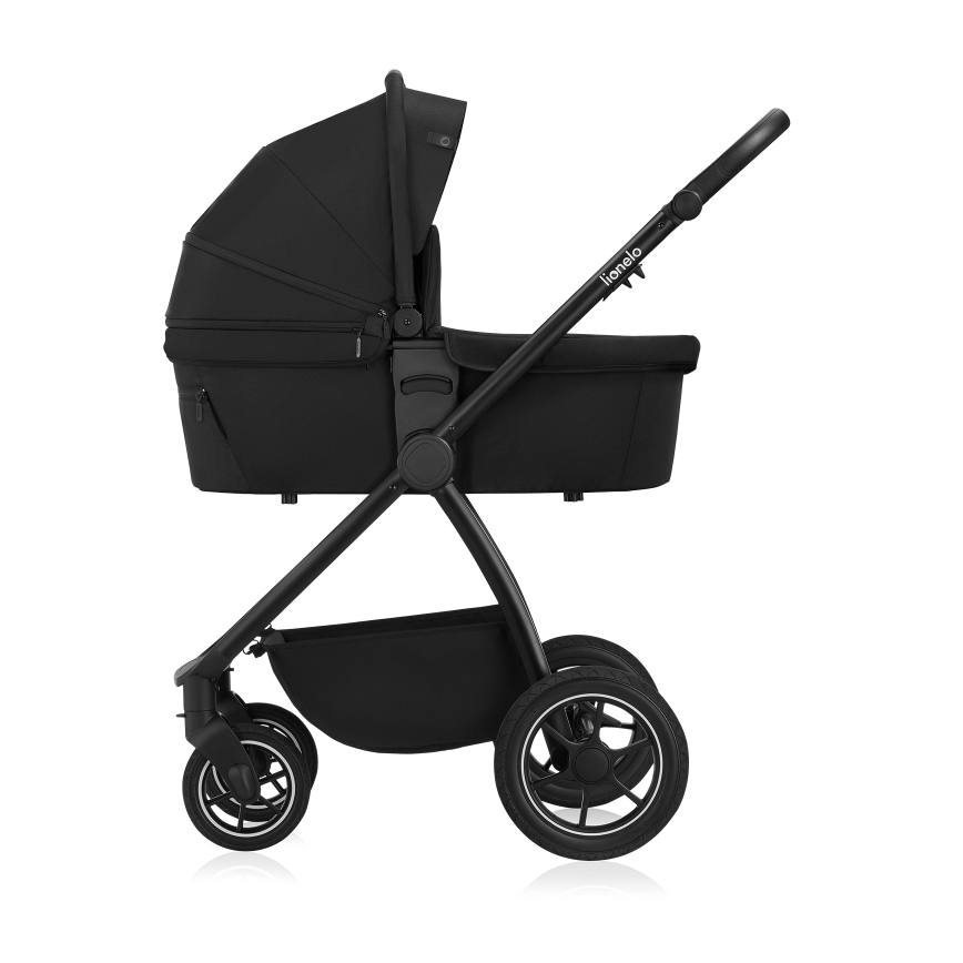 Lionelo - Carrinho combinado 2 em 1 MERIL Preto Ônix
