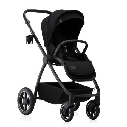 Lionelo - Carrinho combinado 2 em 1 MERIL Preto Ônix