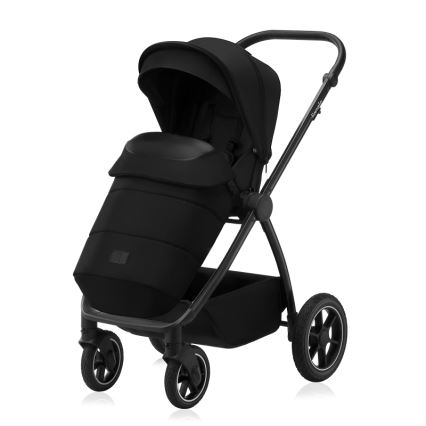 Lionelo - Carrinho combinado 2 em 1 MERIL Preto Ônix