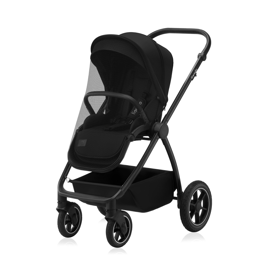 Lionelo - Carrinho combinado 2 em 1 MERIL Preto Ônix