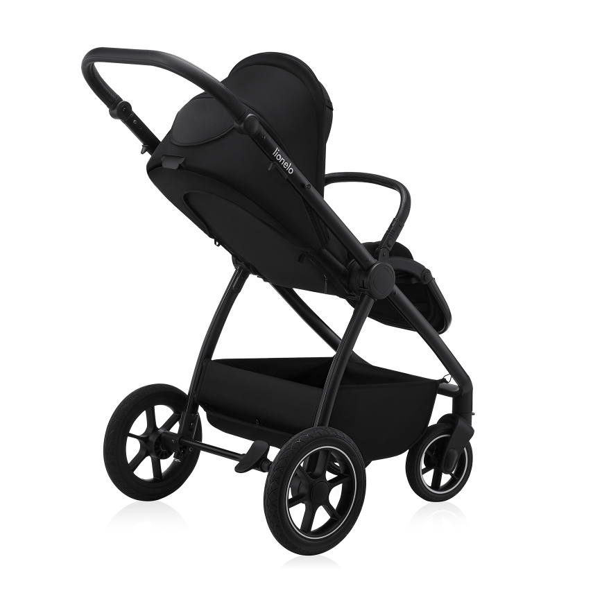Lionelo - Carrinho combinado 2 em 1 MERIL Preto Ônix