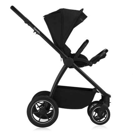 Lionelo - Carrinho combinado 2 em 1 MERIL Preto Ônix