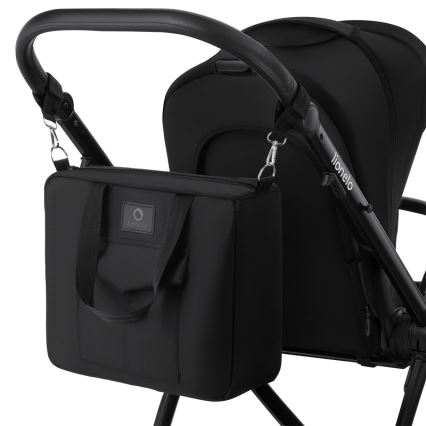 Lionelo - Carrinho combinado 2 em 1 MERIL Preto Ônix