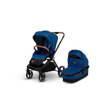 Lionelo - Carrinho combinado 2 em 1 MIKA Azul Marinho