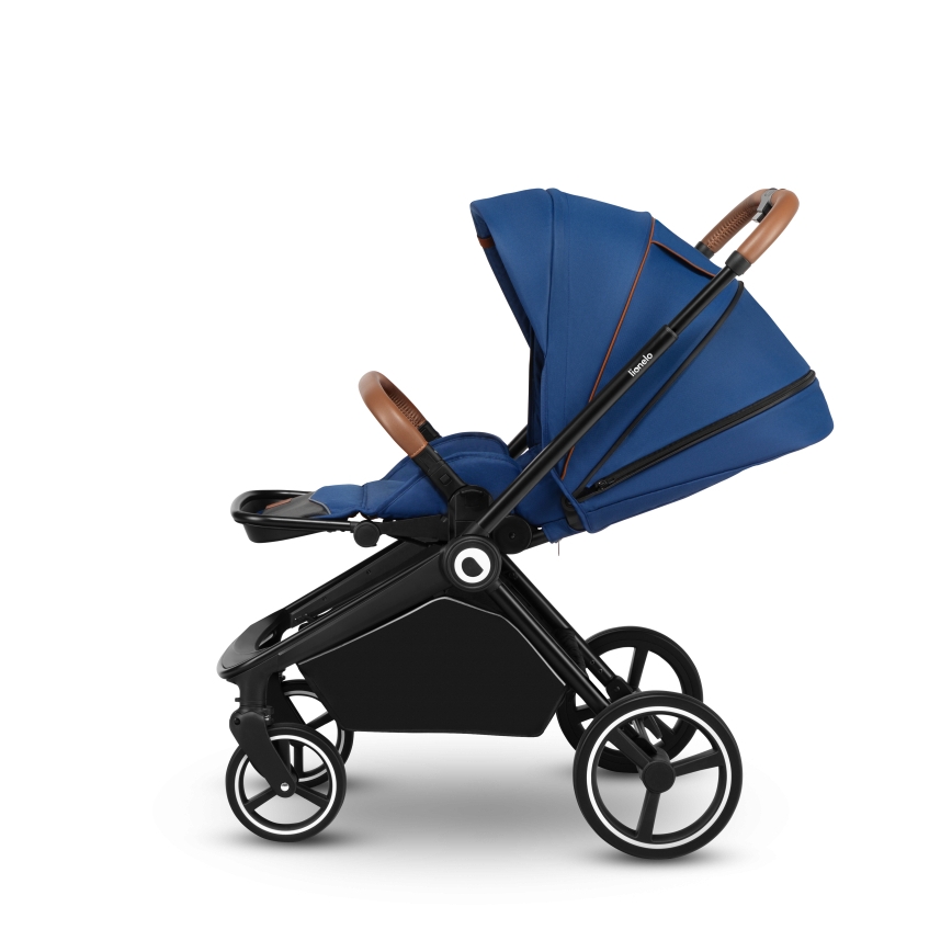 Lionelo - Carrinho combinado 2 em 1 MIKA Azul Marinho