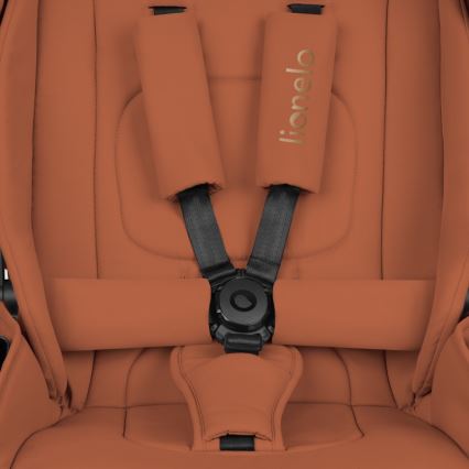 Lionelo - Carrinho combinado 2 em 1 MIKA PLUS Castanho Ferrugem