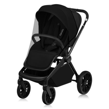 Lionelo - Carrinho combinado 2 em 1 MIKA PLUS Preto Ônix
