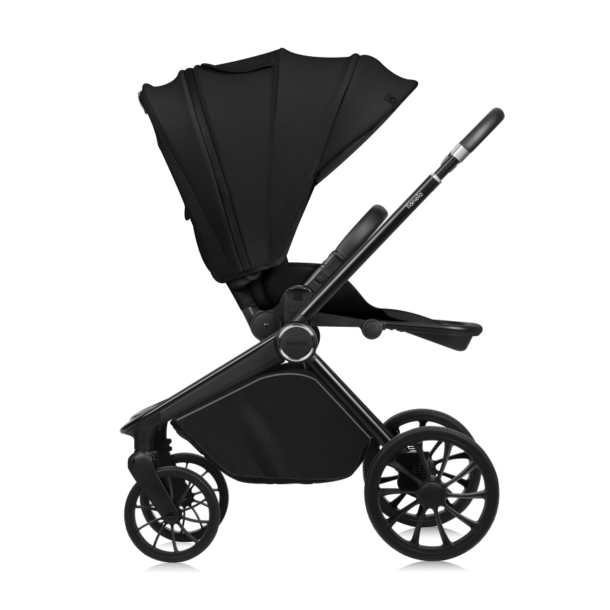 Lionelo - Carrinho combinado 2 em 1 MIKA PLUS Preto Ônix