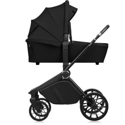 Lionelo - Carrinho combinado 2 em 1 MIKA PLUS Preto Ônix