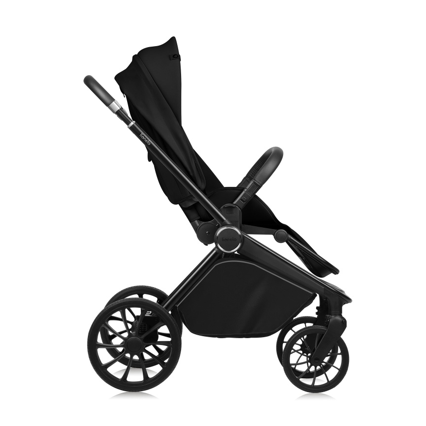 Lionelo - Carrinho combinado 2 em 1 MIKA PLUS Preto Ônix