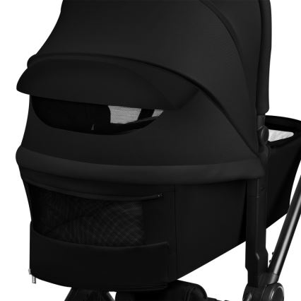 Lionelo - Carrinho combinado 2 em 1 MIKA PLUS Preto Ônix