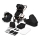 Lionelo - Carrinho combinado 3 em 1 AMBER Black Onyx