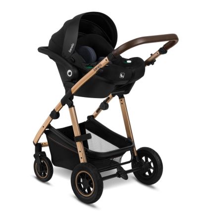 Lionelo - Carrinho combinado 3 em 1 AMBER Black Onyx