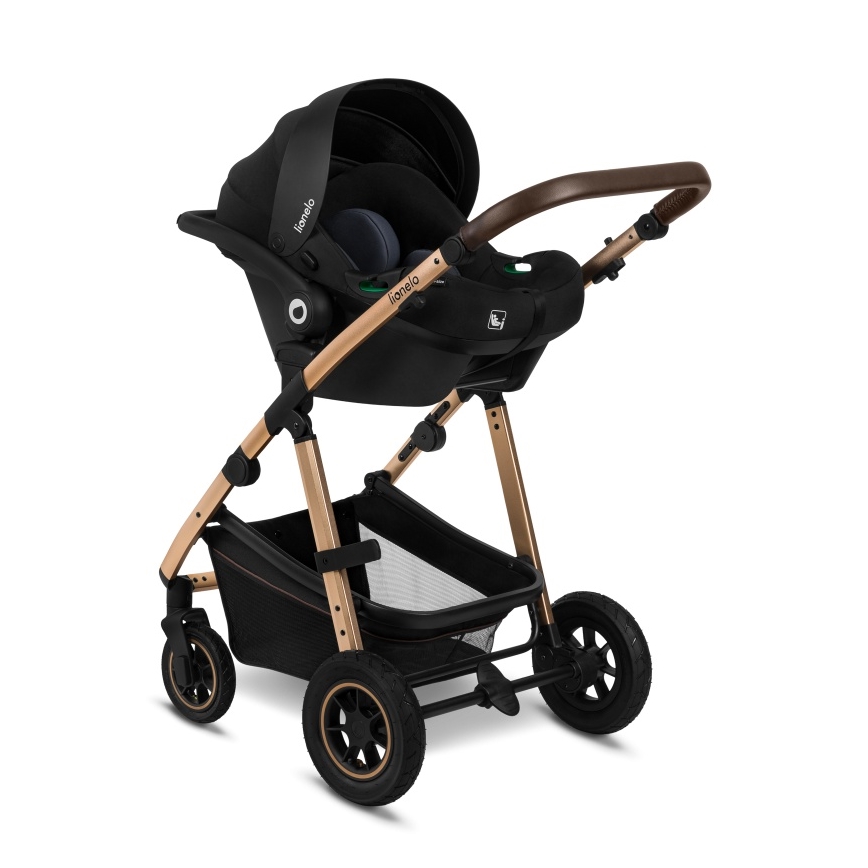 Lionelo - Carrinho combinado 3 em 1 AMBER Black Onyx