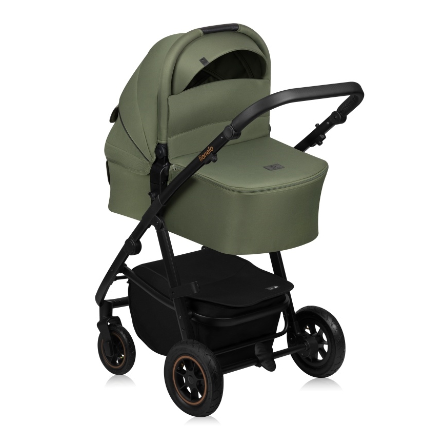 Lionelo - Carrinho combinado 3 em 1 AMBER PLUS Verde Floresta