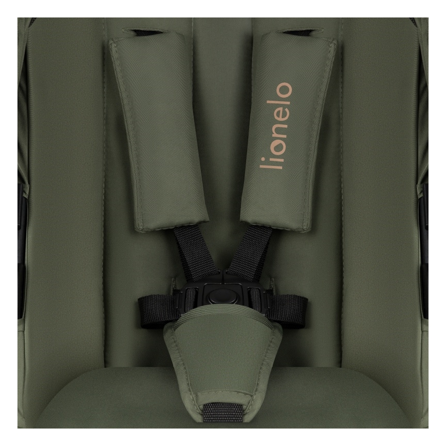 Lionelo - Carrinho combinado 3 em 1 AMBER PLUS Verde Floresta