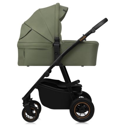 Lionelo - Carrinho combinado 3 em 1 AMBER PLUS Verde Floresta