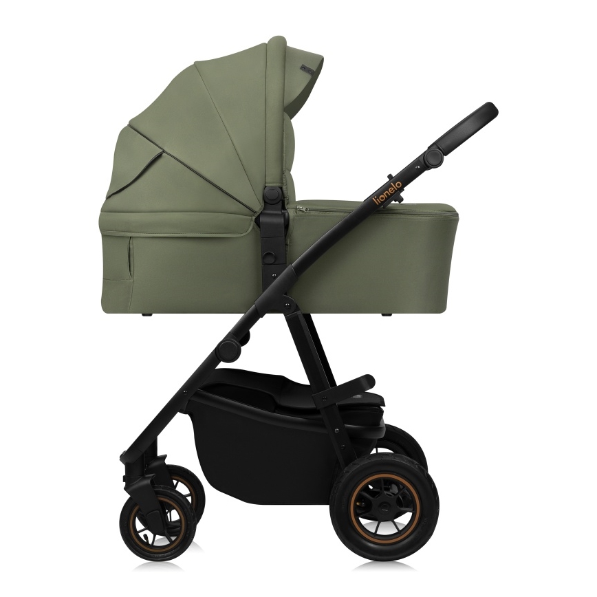 Lionelo - Carrinho combinado 3 em 1 AMBER PLUS Verde Floresta