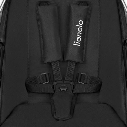 Lionelo - Carrinho combinado 3 em 1 AMBER Preto Prata
