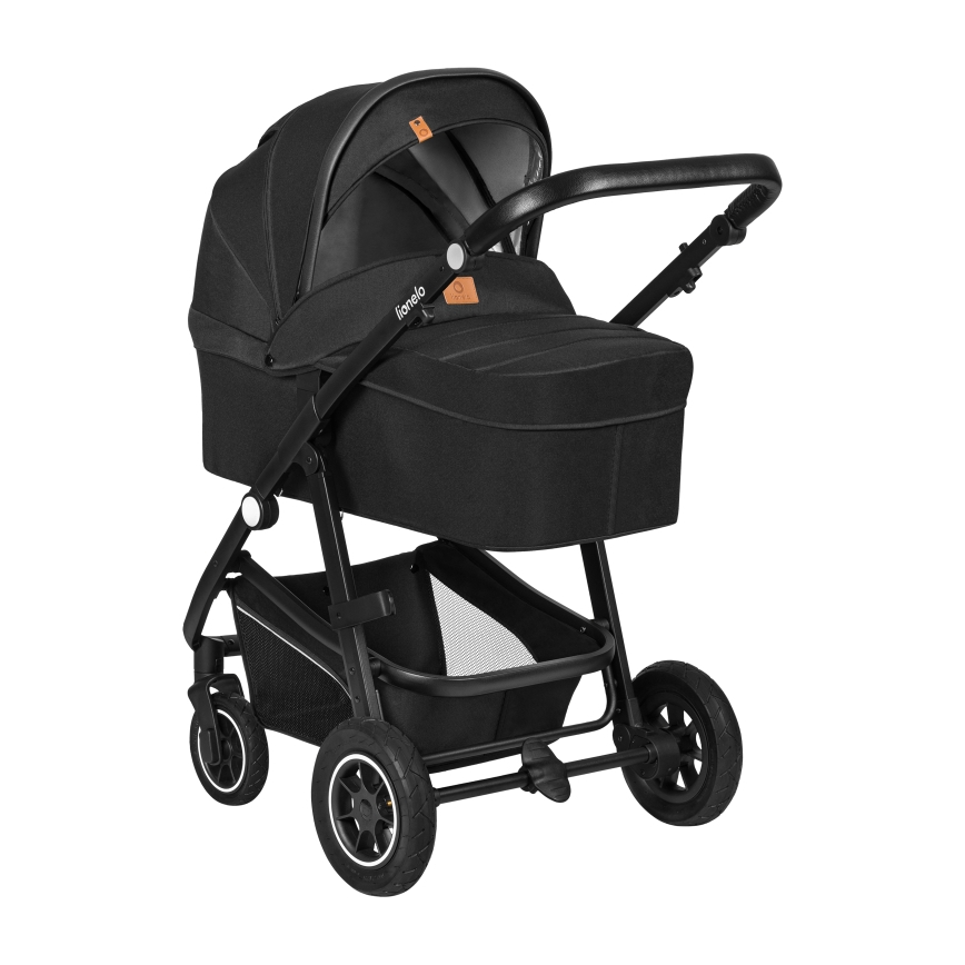 Lionelo - Carrinho combinado 3 em 1 BIANKA Black Onyx