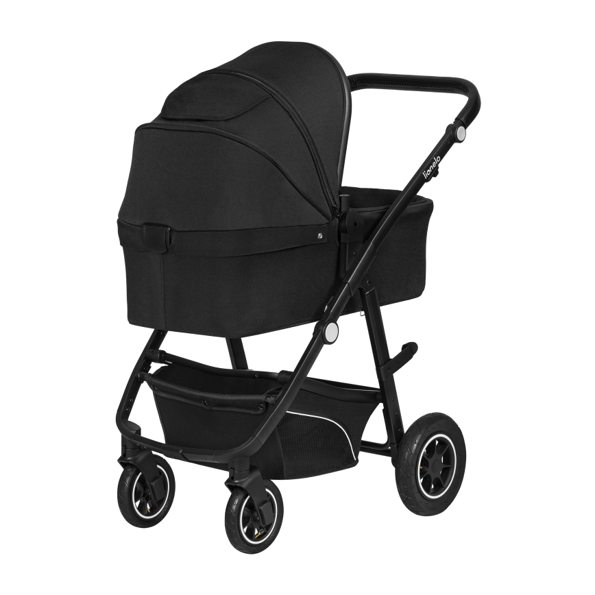 Lionelo - Carrinho combinado 3 em 1 BIANKA Black Onyx