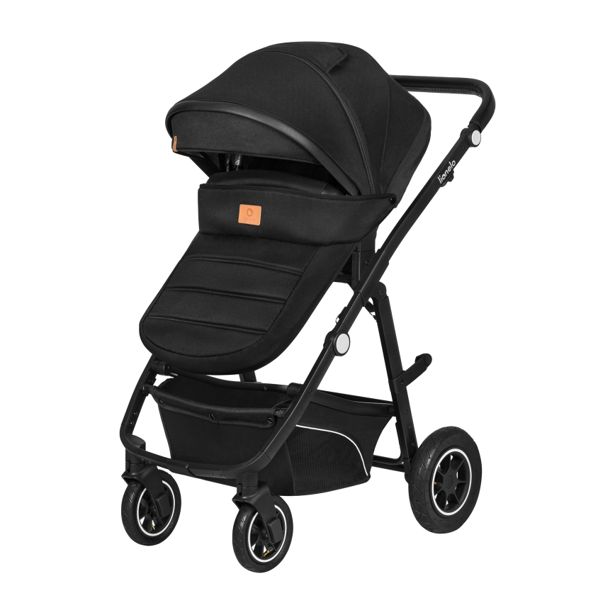 Lionelo - Carrinho combinado 3 em 1 BIANKA Black Onyx