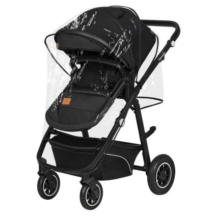 Lionelo - Carrinho combinado 3 em 1 BIANKA Black Onyx