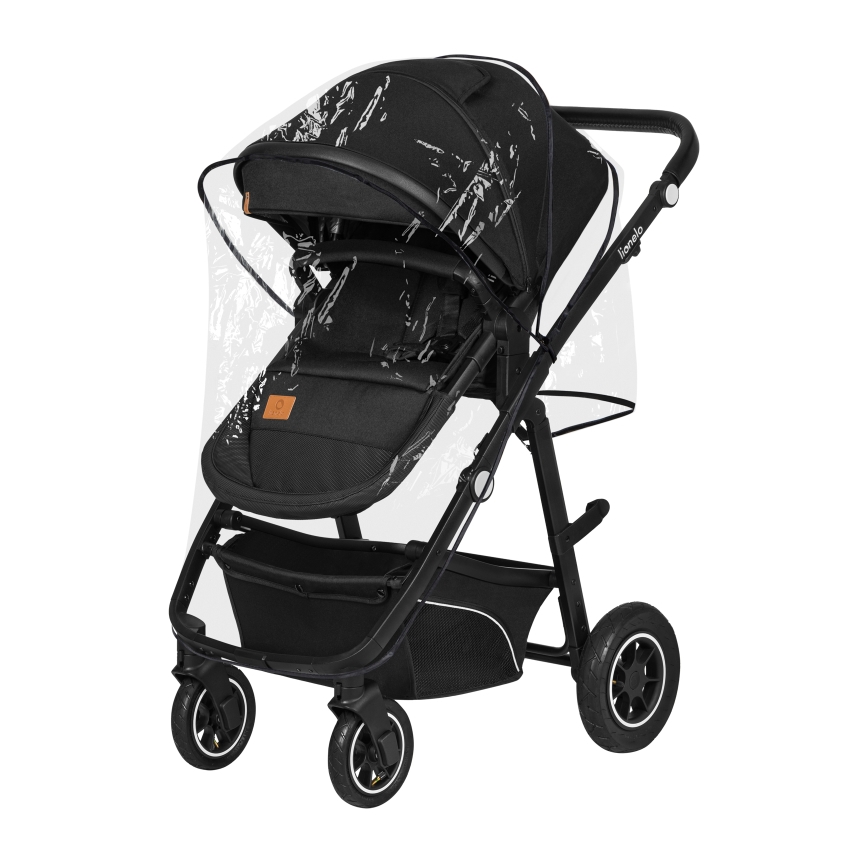 Lionelo - Carrinho combinado 3 em 1 BIANKA Black Onyx