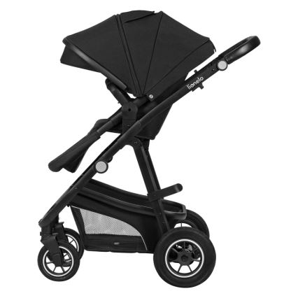 Lionelo - Carrinho combinado 3 em 1 BIANKA Black Onyx