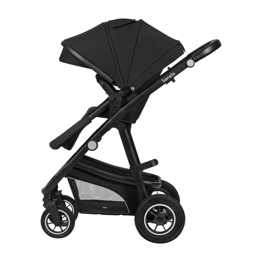 Lionelo - Carrinho combinado 3 em 1 BIANKA Black Onyx
