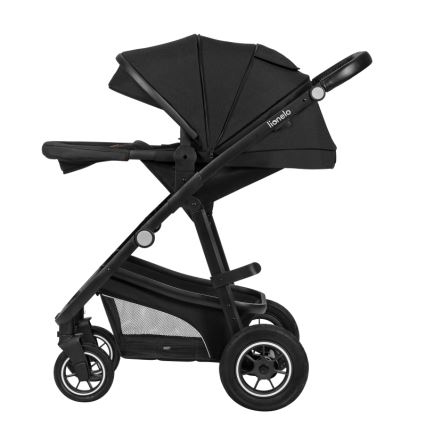 Lionelo - Carrinho combinado 3 em 1 BIANKA Black Onyx