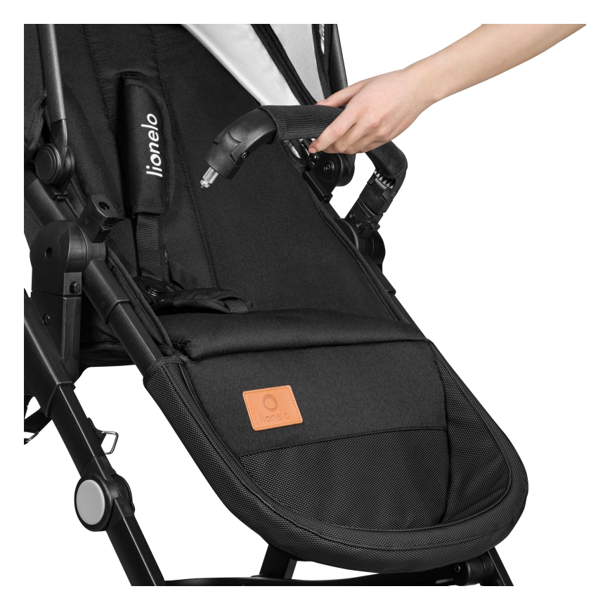 Lionelo - Carrinho combinado 3 em 1 BIANKA Black Onyx