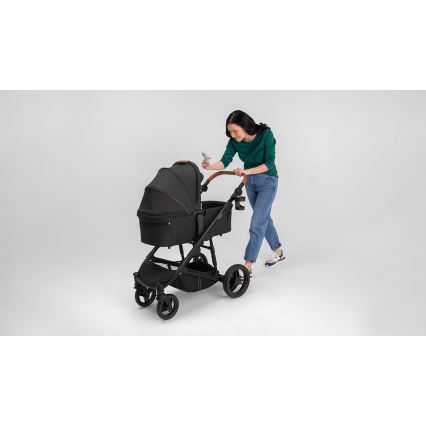 Lionelo - Carrinho combinado 3 em 1 MARI TOUR Preto Ônix