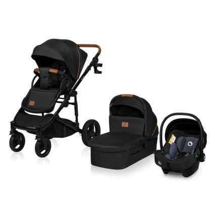 Lionelo - Carrinho combinado 3 em 1 MARI TOUR Preto Ônix
