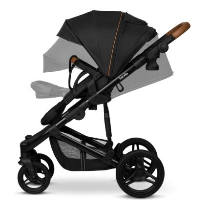 Lionelo - Carrinho combinado 3 em 1 MARI TOUR Preto Ônix